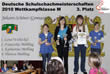 Deutsche Schulschachmeisterschaft 2010 der Mädchen JSG Karlstadt 3. Platz