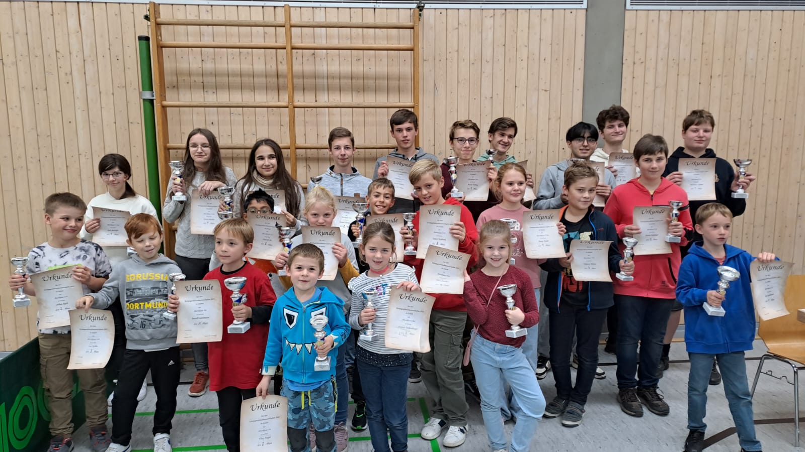 Die diesjährigen Pokalträger